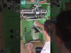 Logo Printer Curve Screen Printing Untuk Mangkuk Sekali pakai