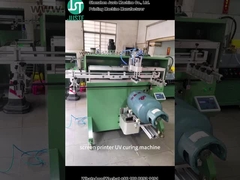 Printer layar melengkung mencetak logo untuk tabung gas